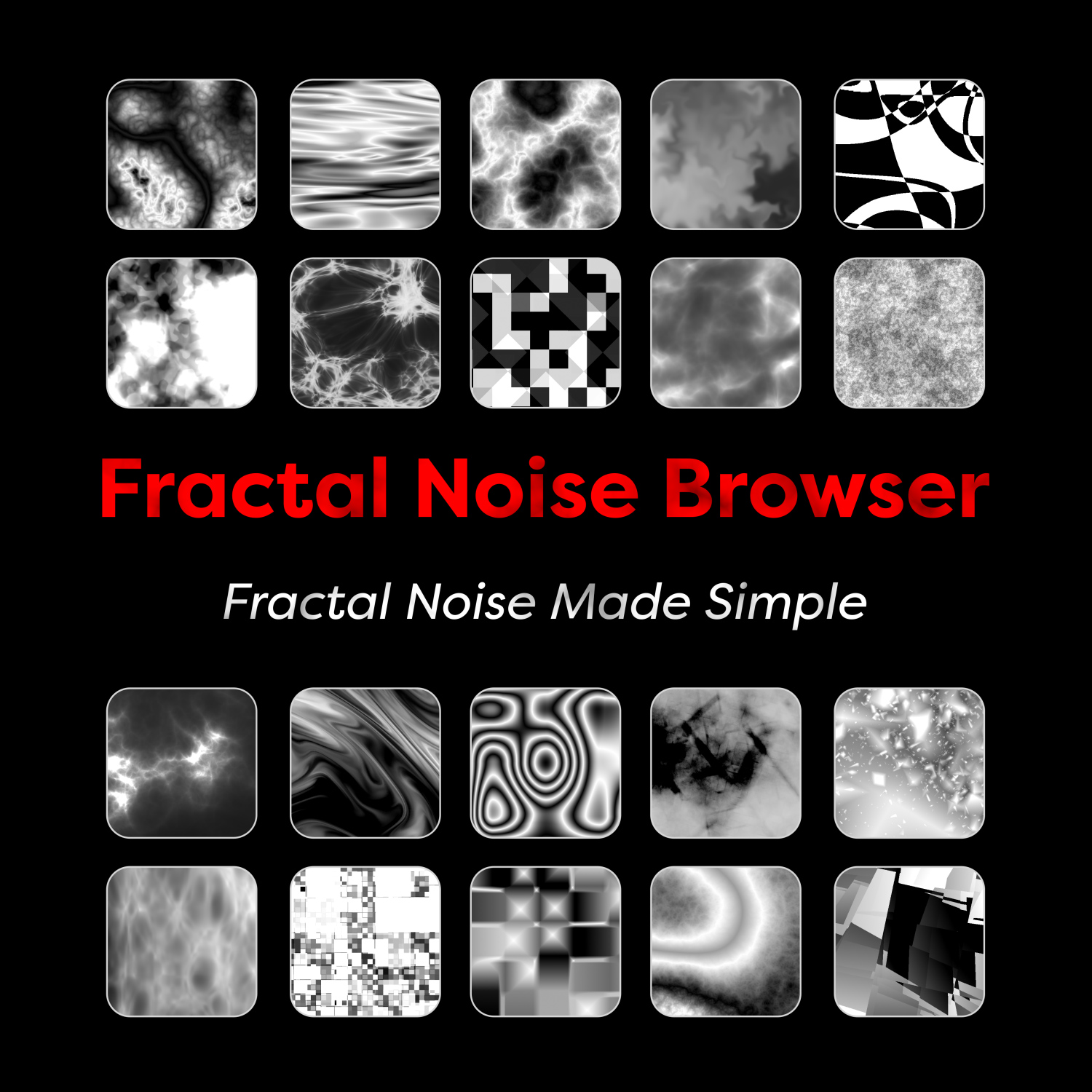 Fractal Noise Browser for After Effects by Synthetick
