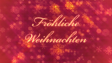 Frohliche Weihnachten: Merry Christmas in German