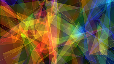 Abstract triangles background loop