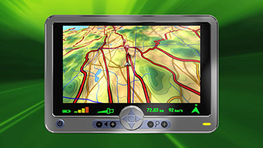 GPS road map loop