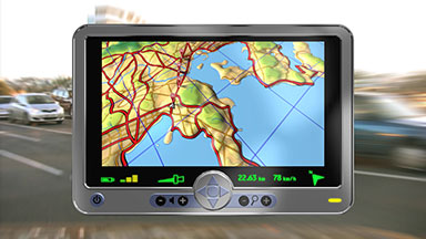 GPS road map loop