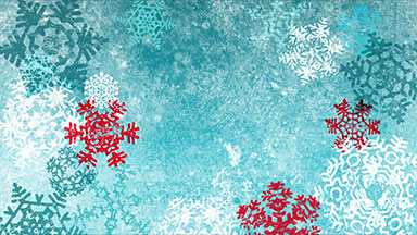 Grunge textured Christmas snowflakes background loop
