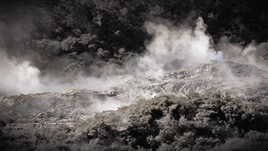 Geothermal landscape, Rotorua, New Zealand