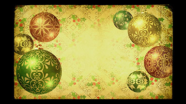 Christmas background loop - Old-fashioned grunge style
